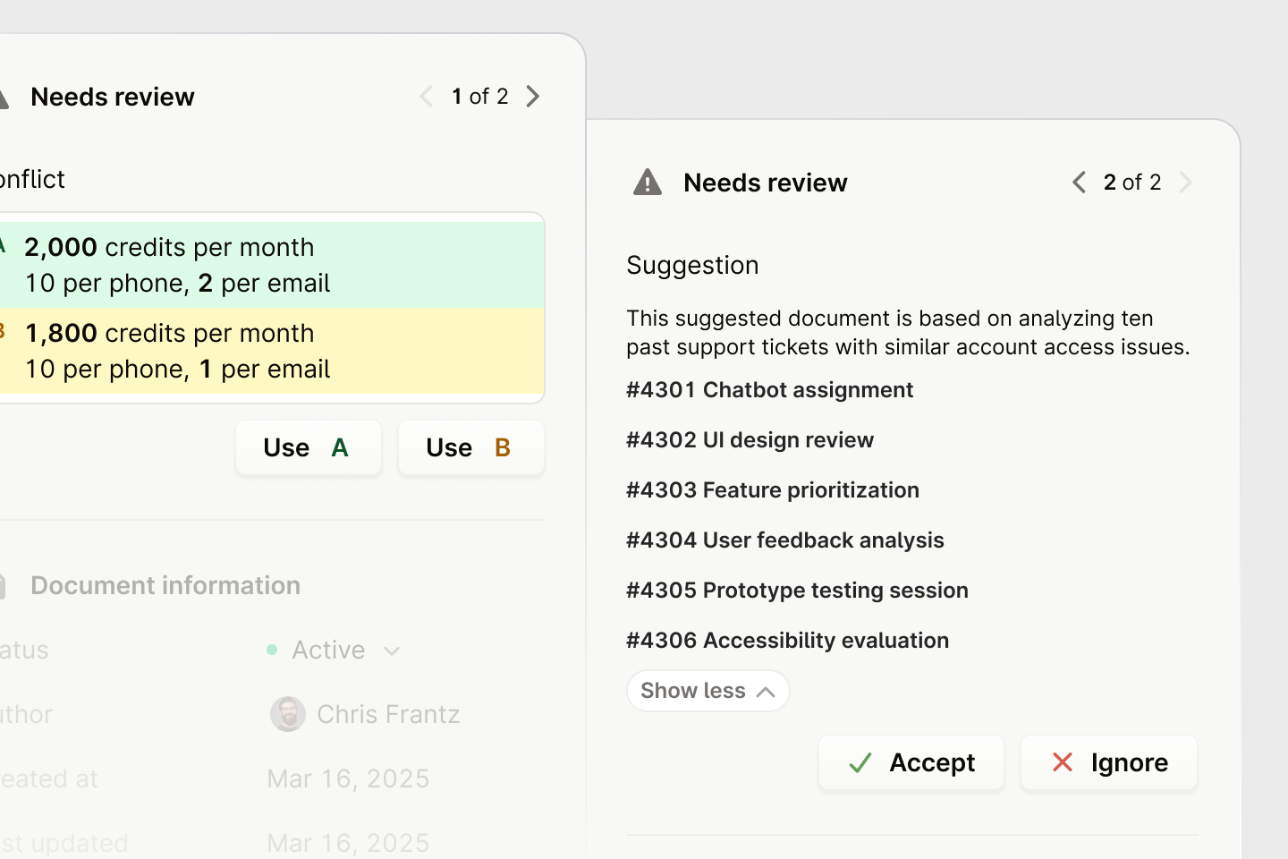Auto-updated, single source of truth